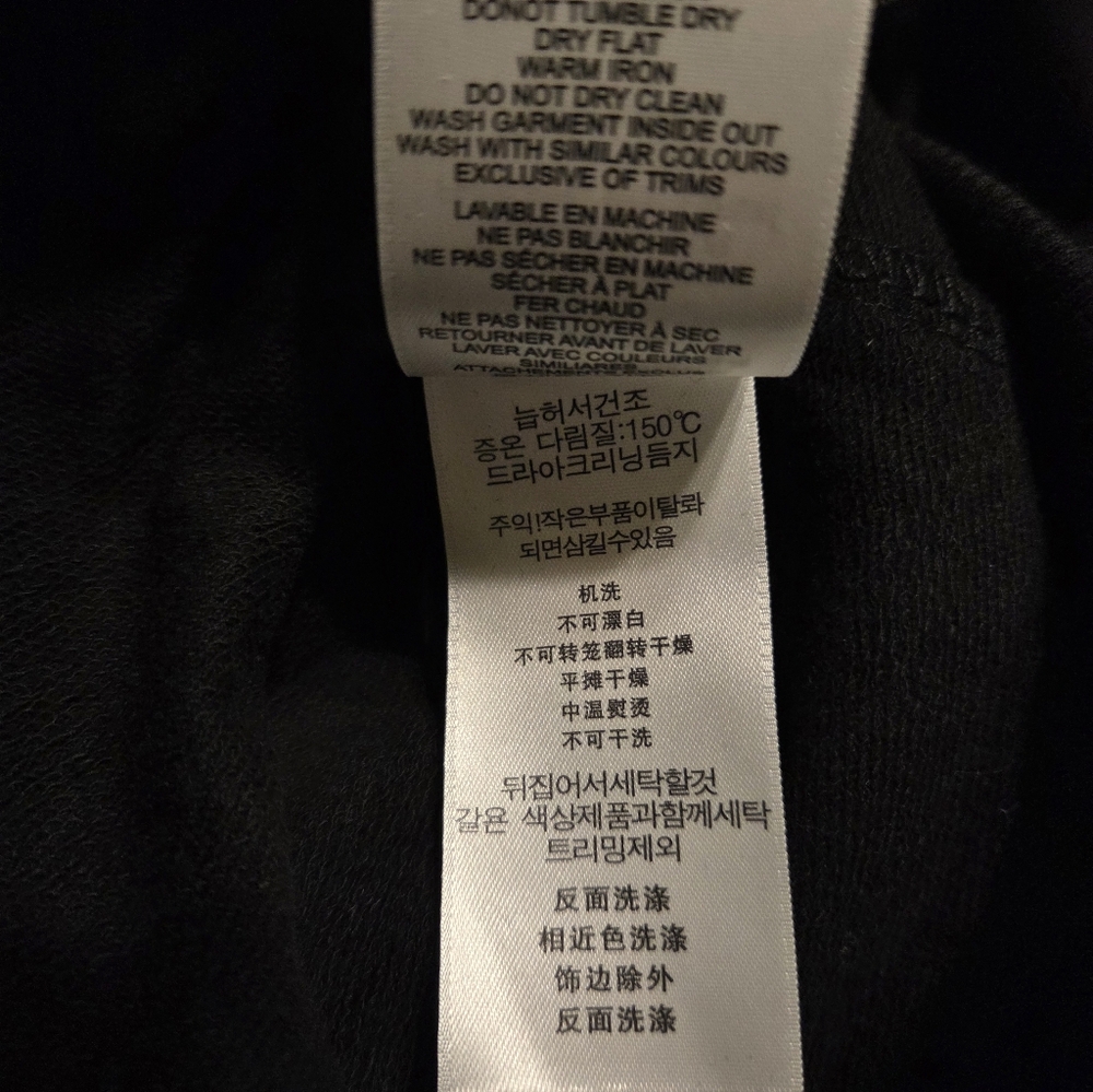 Burberry London England Hoodie Mens LG Black Logo Pullover Sweatshirt - Picture 7 of 7
